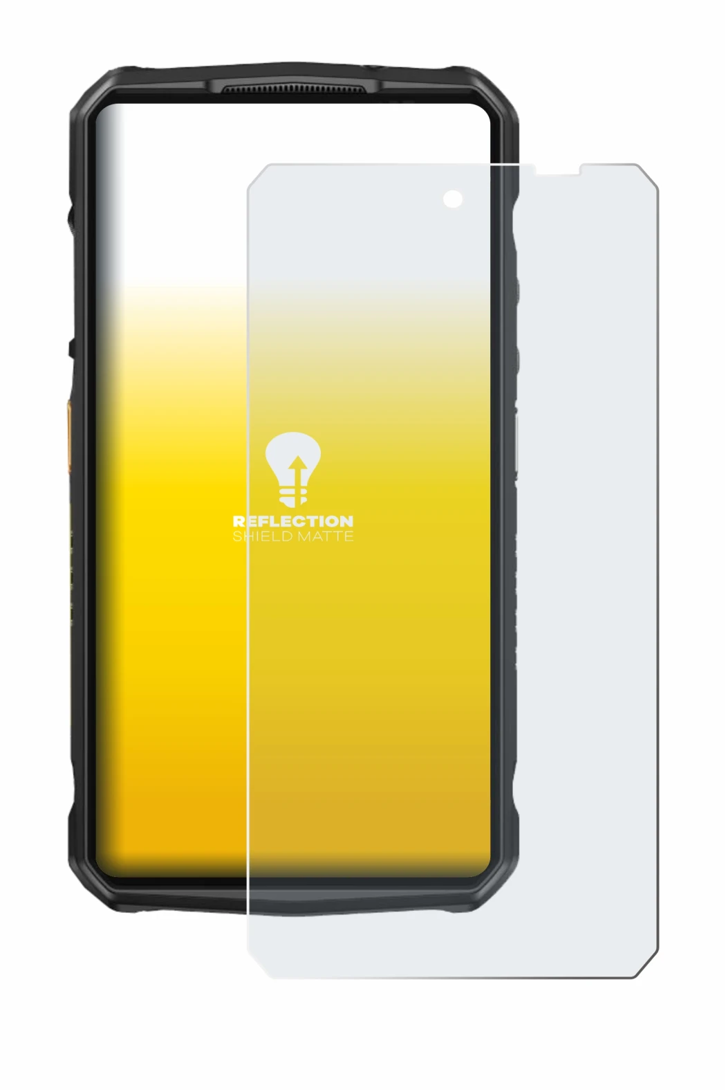 Image de l'appareil Ulefone 29 pro avec une grande variété de protections d'écran.