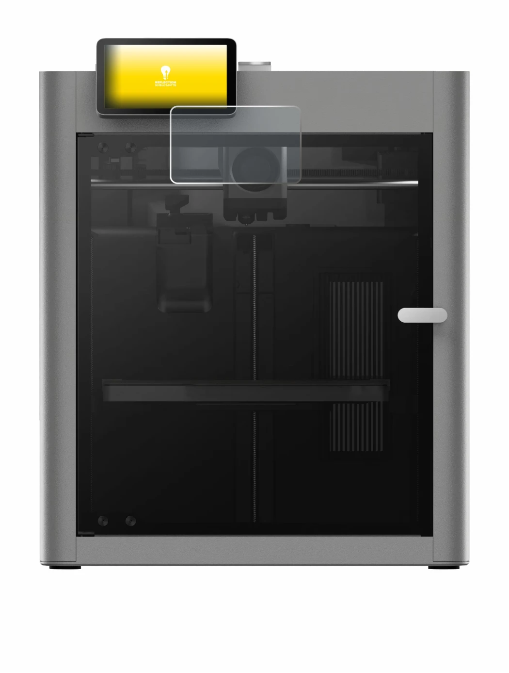 Image de l'appareil Bambu Lab P2S 3D Printer avec une grande variété de protections d'écran.