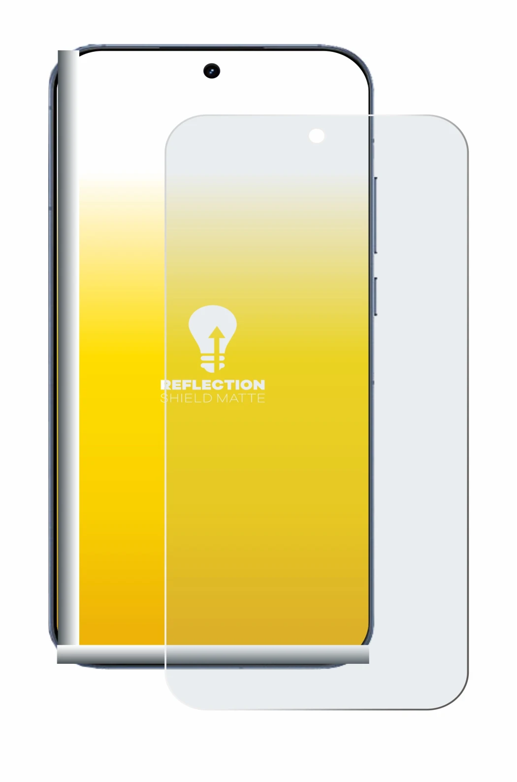 Image de l'appareil realme GT 8 Pro avec une grande variété de protections d'écran.