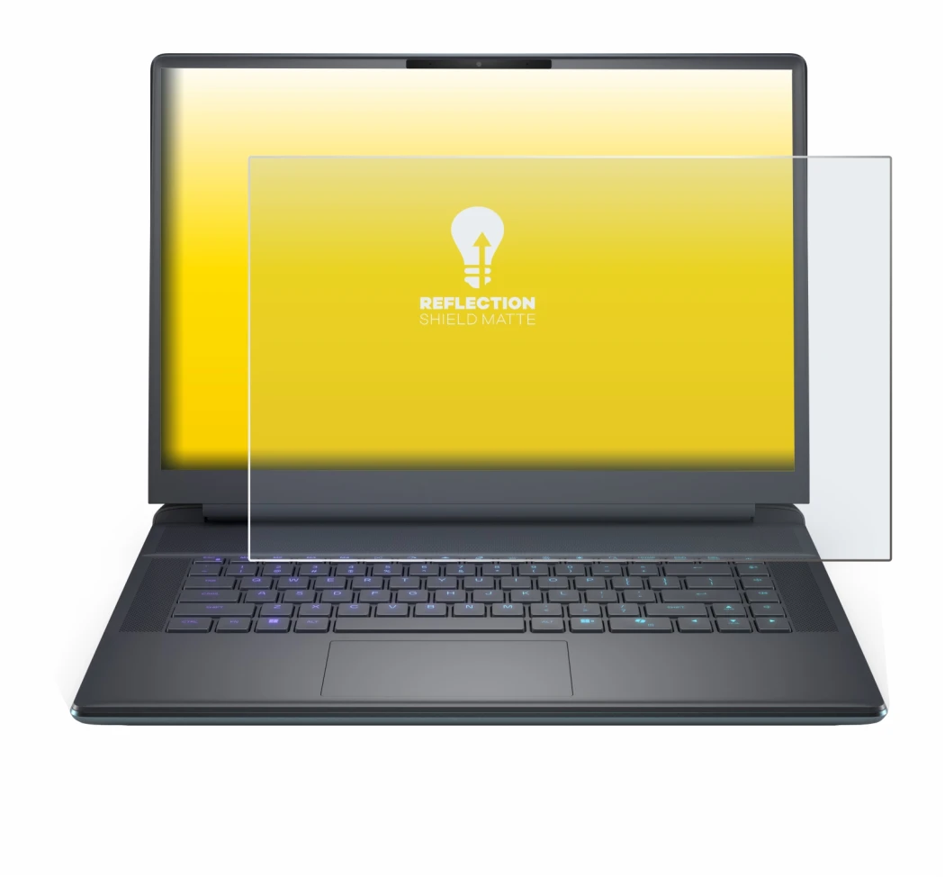 Image de l'appareil Dell Alienware 16 Area-51 avec une grande variété de protections d'écran.