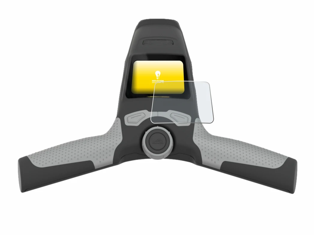 Image de l'appareil PowaKaddy FW5s avec une grande variété de protections d'écran.