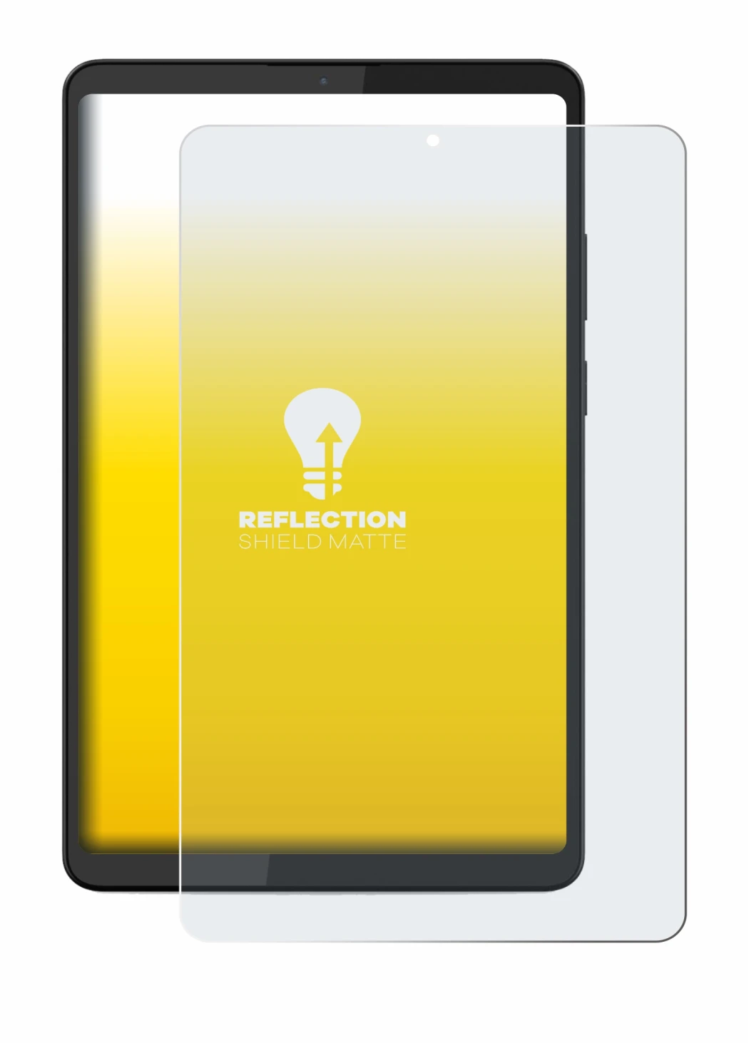 Image de l'appareil Lenovo Tab K9 avec une grande variété de protections d'écran.