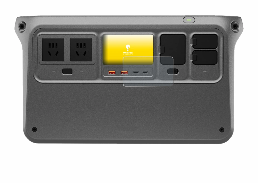 Image de l'appareil DJI Power 1000 V2 avec une grande variété de protections d'écran.