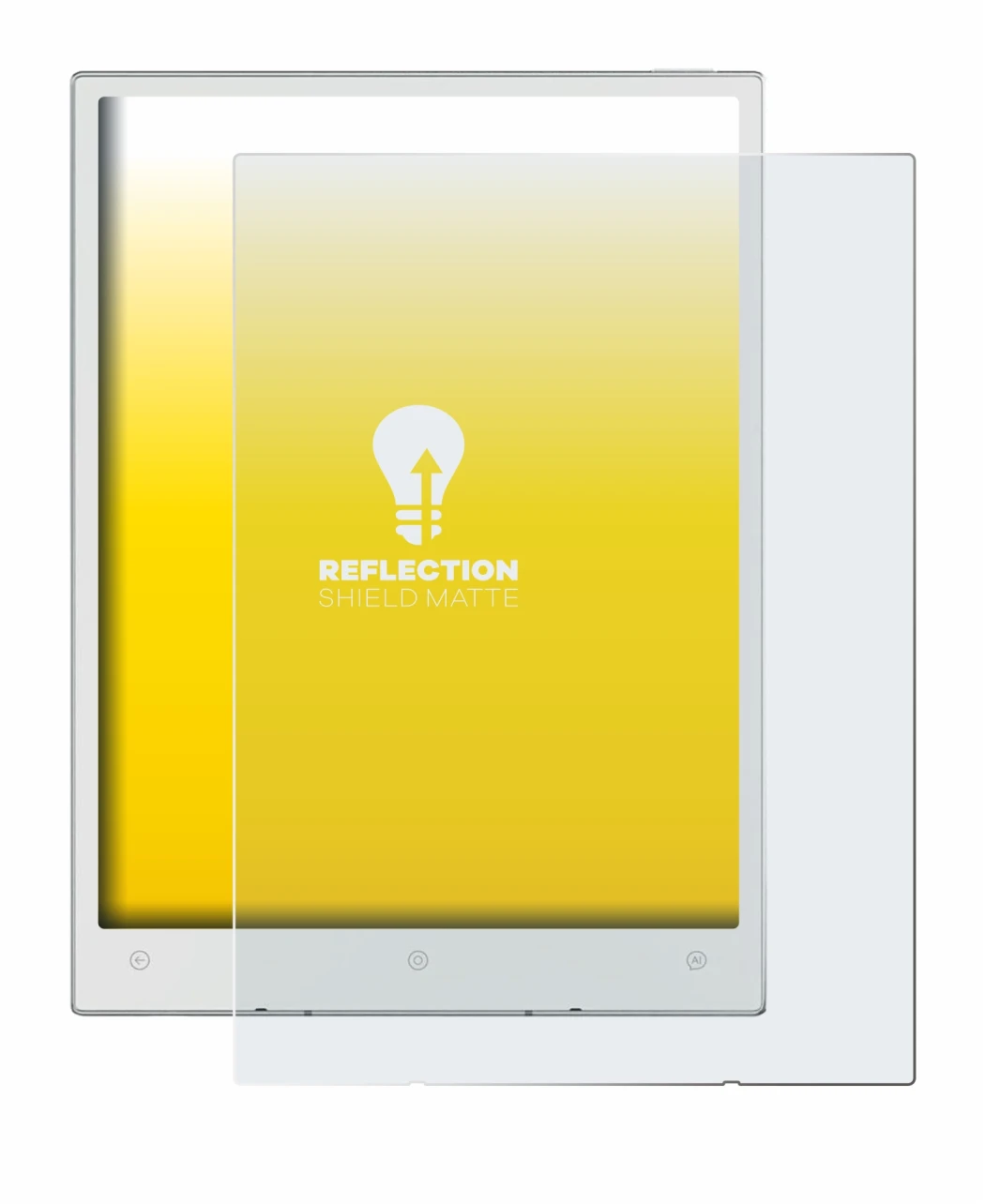 Image de l'appareil Viwoods AiPaper Mini avec une grande variété de protections d'écran.