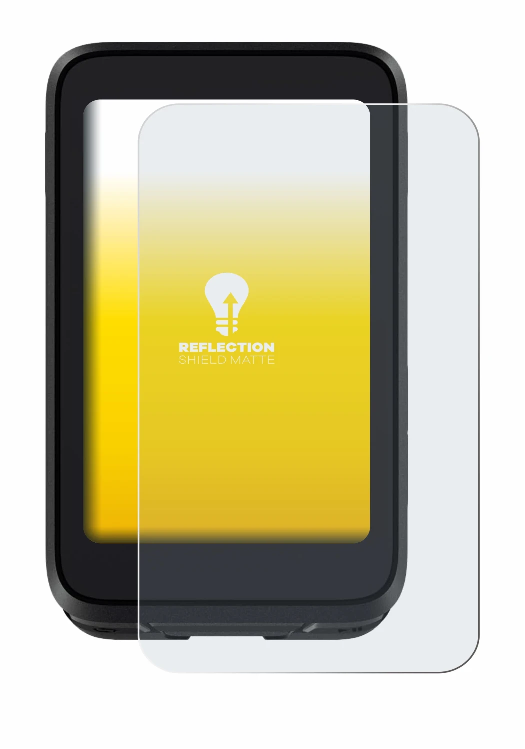 Image de l'appareil igpsport BiNavi Air avec une grande variété de protections d'écran.