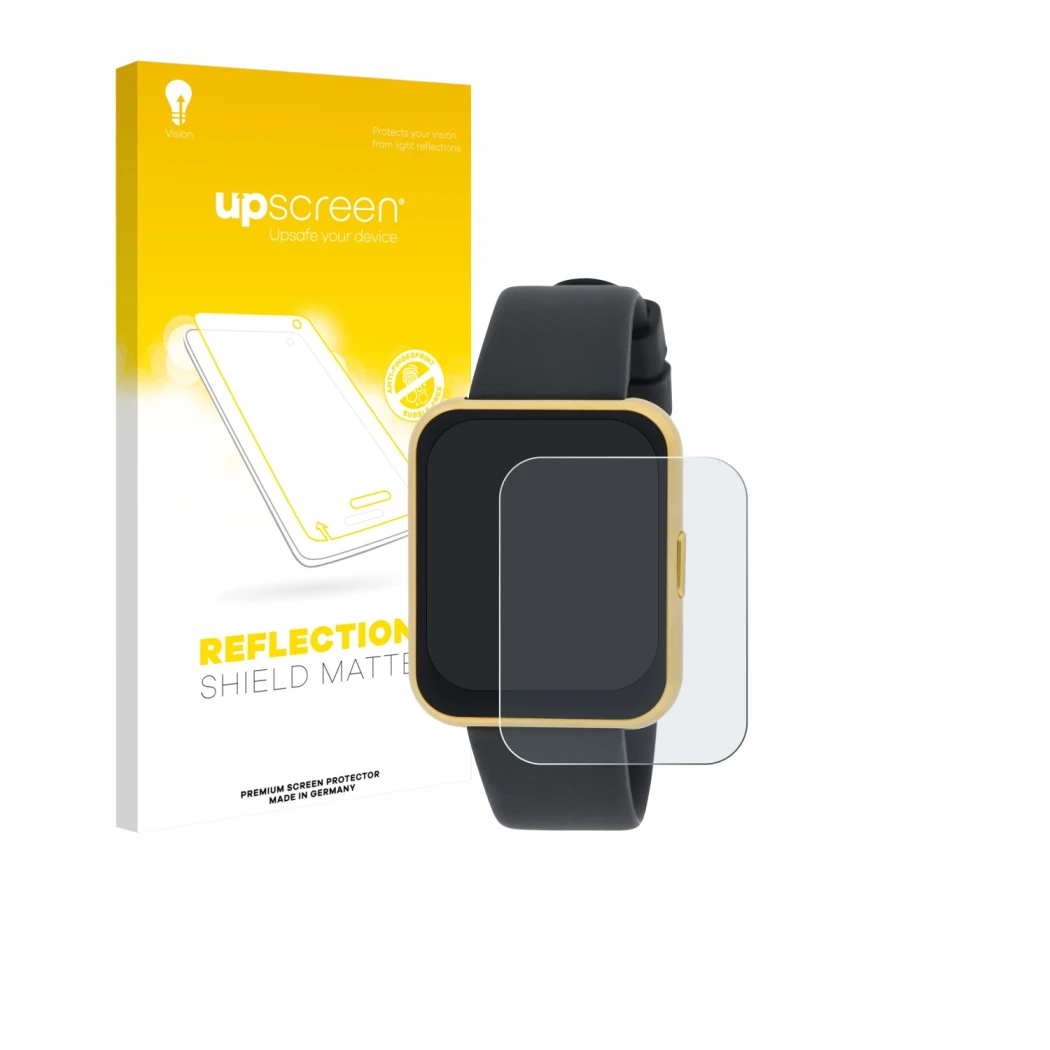 Face avant d’un emballage produit avec le logo de la marque upscreen. À côté, l’appareil Liu Jo Mini Slim 2.0 est représenté a