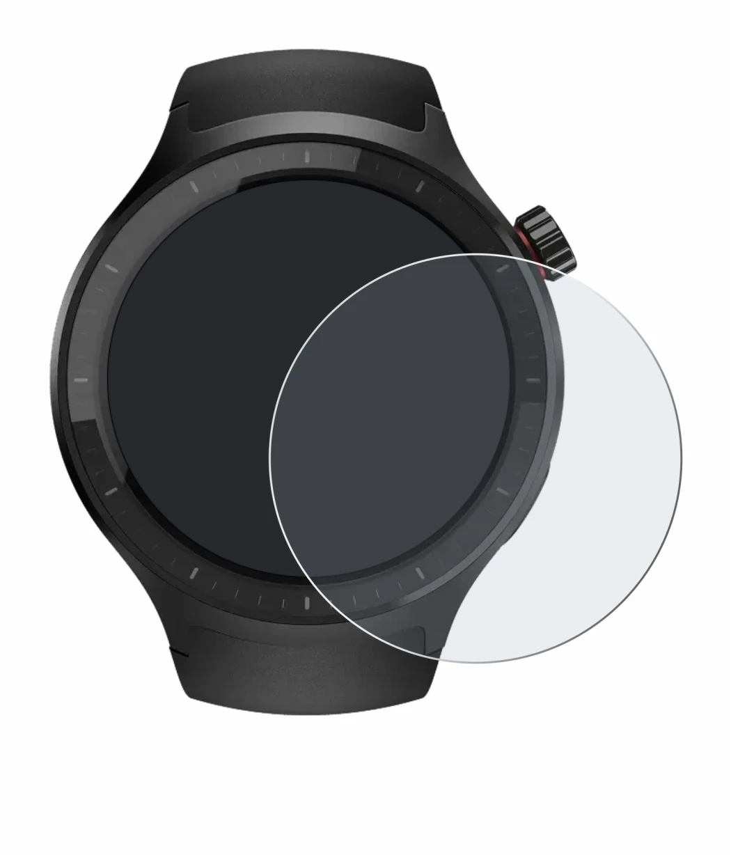 Image de l'appareil Motorola Moto Watch 2026 avec une grande variété de protections d'écran.