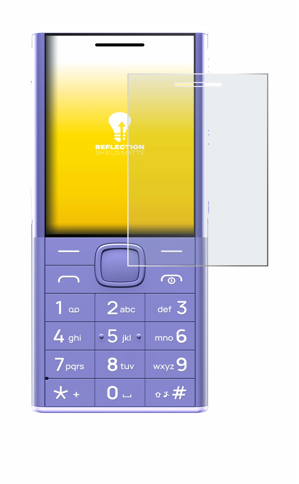 Image de l'appareil Nokia 150 Music avec une grande variété de protections d'écran.