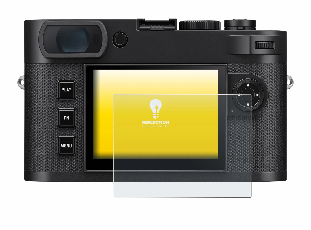 Image de l'appareil Leica M EV1 avec une grande variété de protections d'écran.