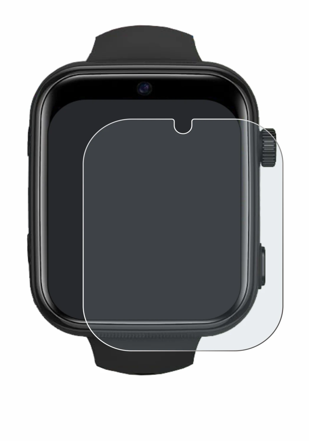 Image de l'appareil Aimiuvei Kids Smartwatch avec une grande variété de protections d'écran.