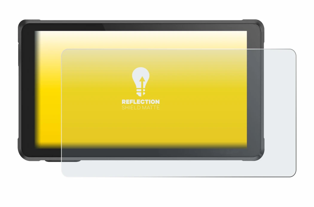Image de l'appareil Interphone RideSync avec une grande variété de protections d'écran.