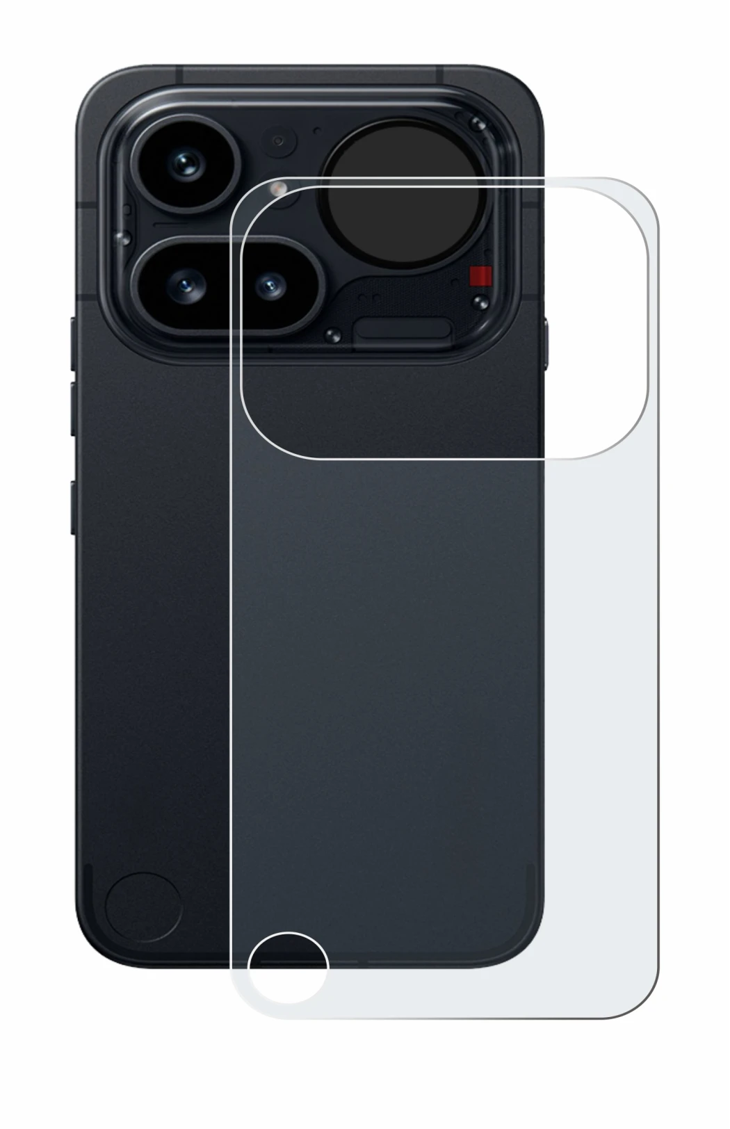 Image de l'appareil Nothing Phone (4a) Pro (Arrière) avec une grande variété de protections d'écran.