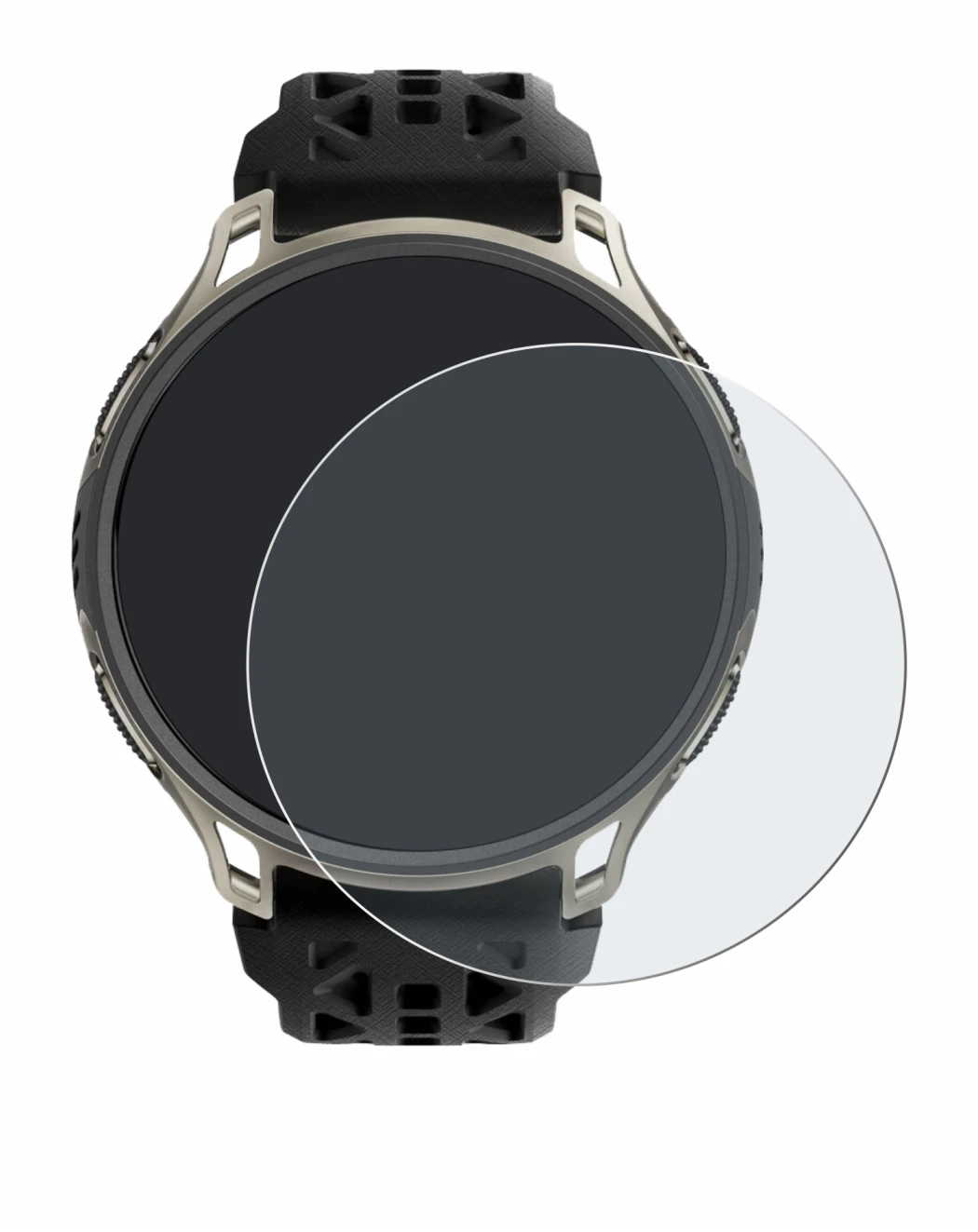 Image de l'appareil Amazfit Cheetah 2 Pro avec une grande variété de protections d'écran.