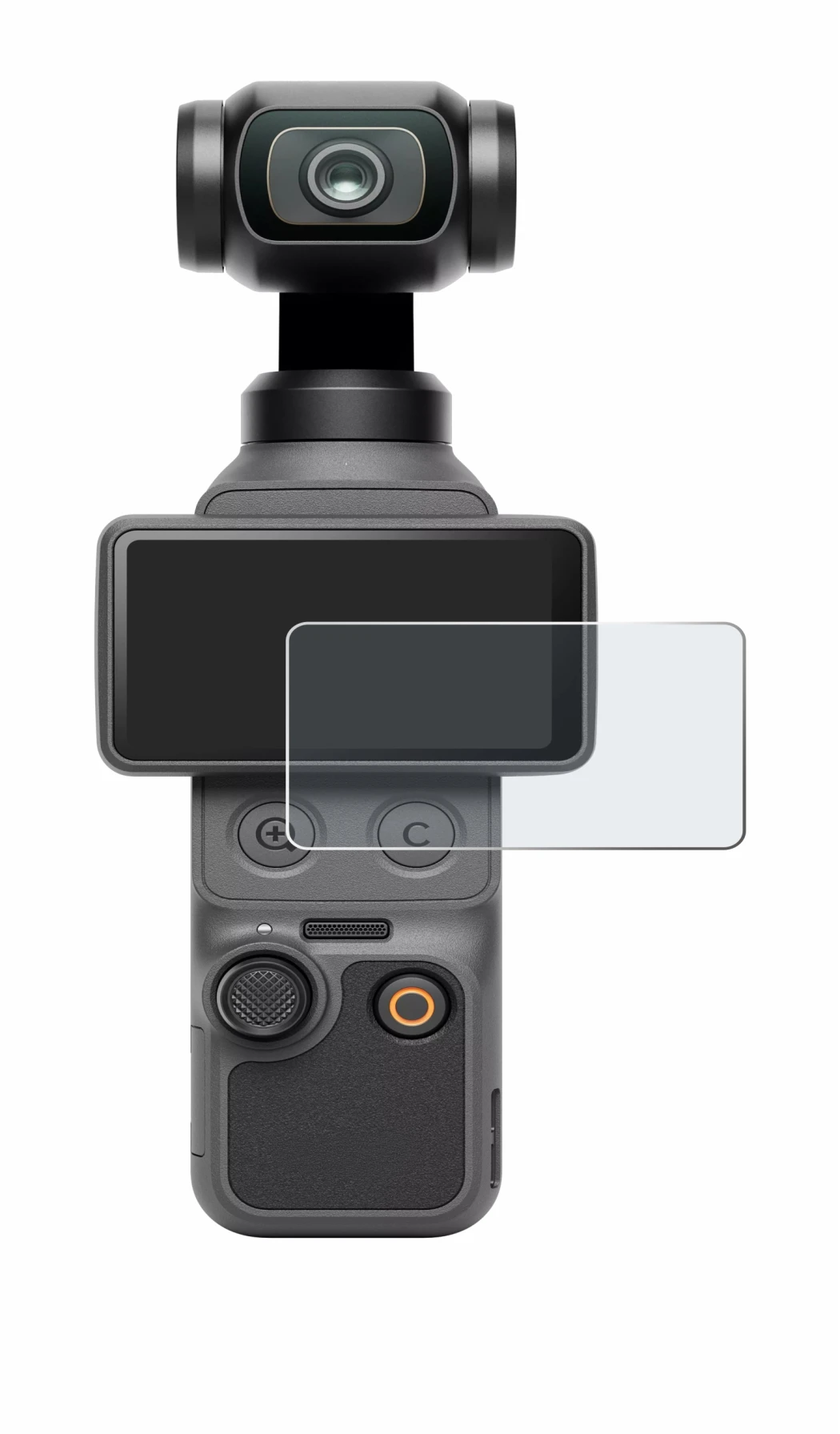 Image de l'appareil DJI Osmo Pocket 4 avec une grande variété de protections d'écran.
