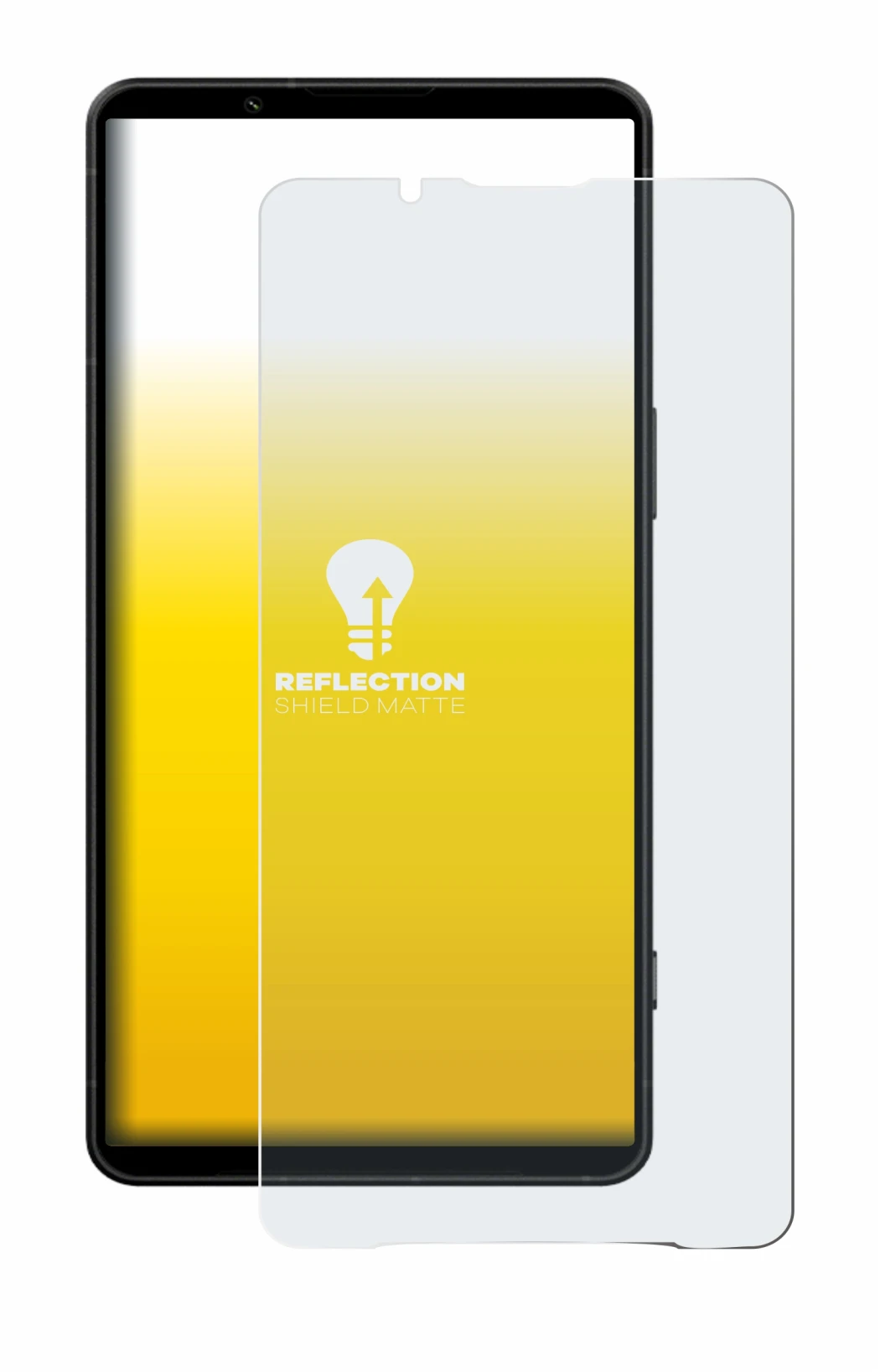 Image de l'appareil Sony Xperia 1 VIII avec une grande variété de protections d'écran.