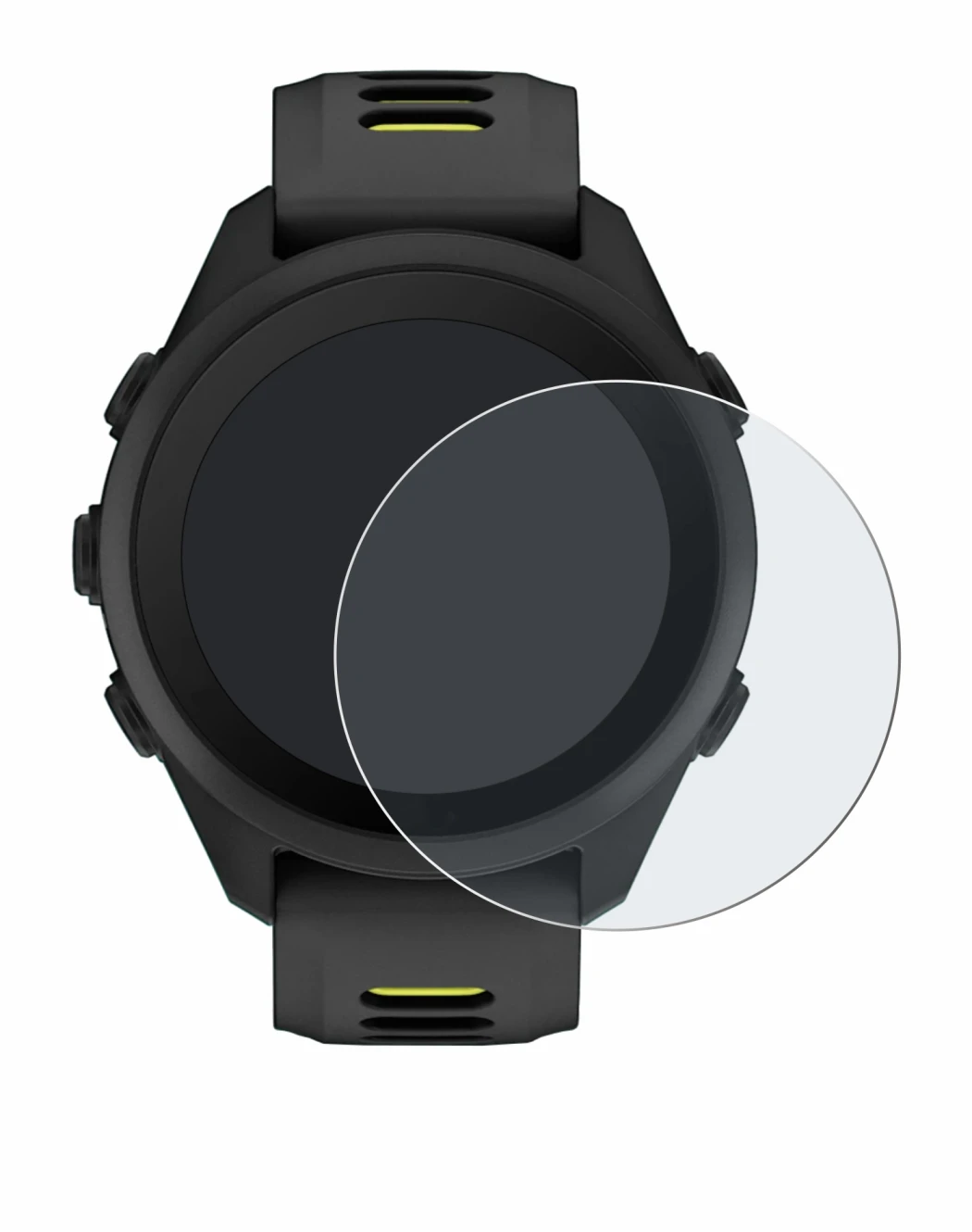 Image de l'appareil Garmin Forerunner 170 avec une grande variété de protections d'écran.