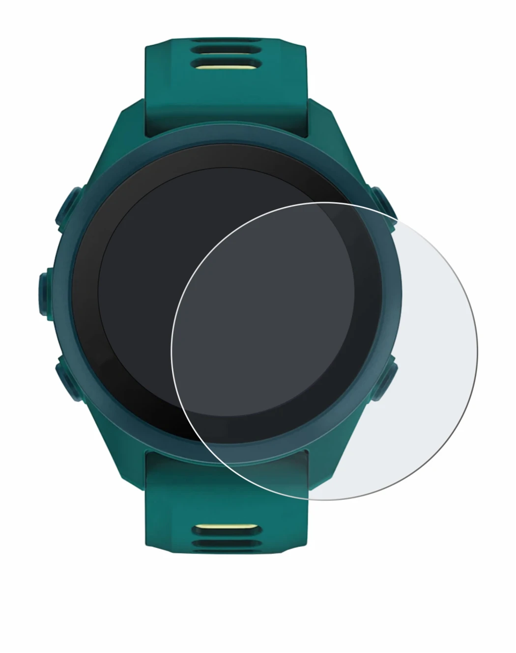 Image de l'appareil Garmin Forerunner 170 Music avec une grande variété de protections d'écran.
