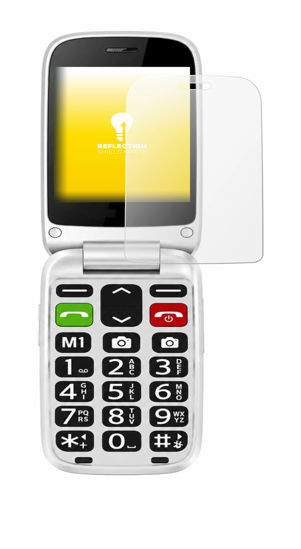 Image de l'appareil true S70 avec une grande variété de protections d'écran.
