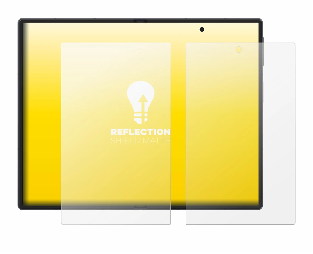 Image de l'appareil Samsung Galaxy Z Fold 8 (Affichage interne) avec une grande variété de protections d'écran.