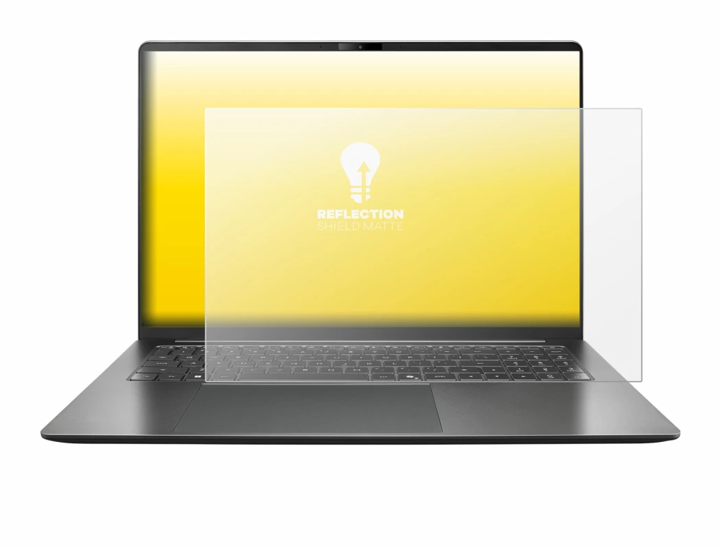Image de l'appareil ASUS Vivobook S16 S5652 avec une grande variété de protections d'écran.