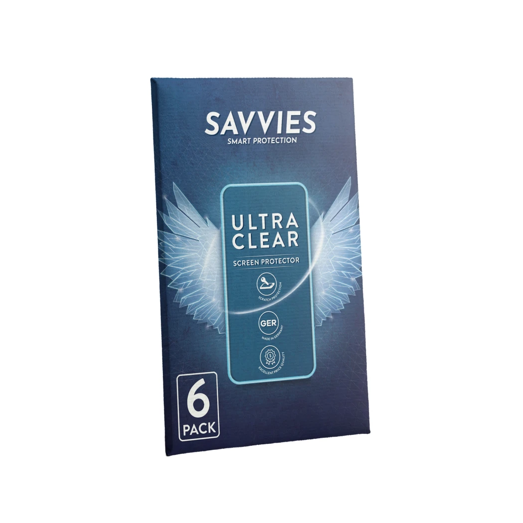 Face avant d’un emballage produit avec le logo de la marque Savvies