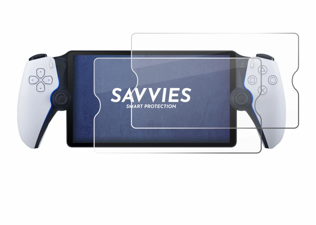 Image de l'appareil Sony Playstation Portal avec une grande variété de protections d'écran.