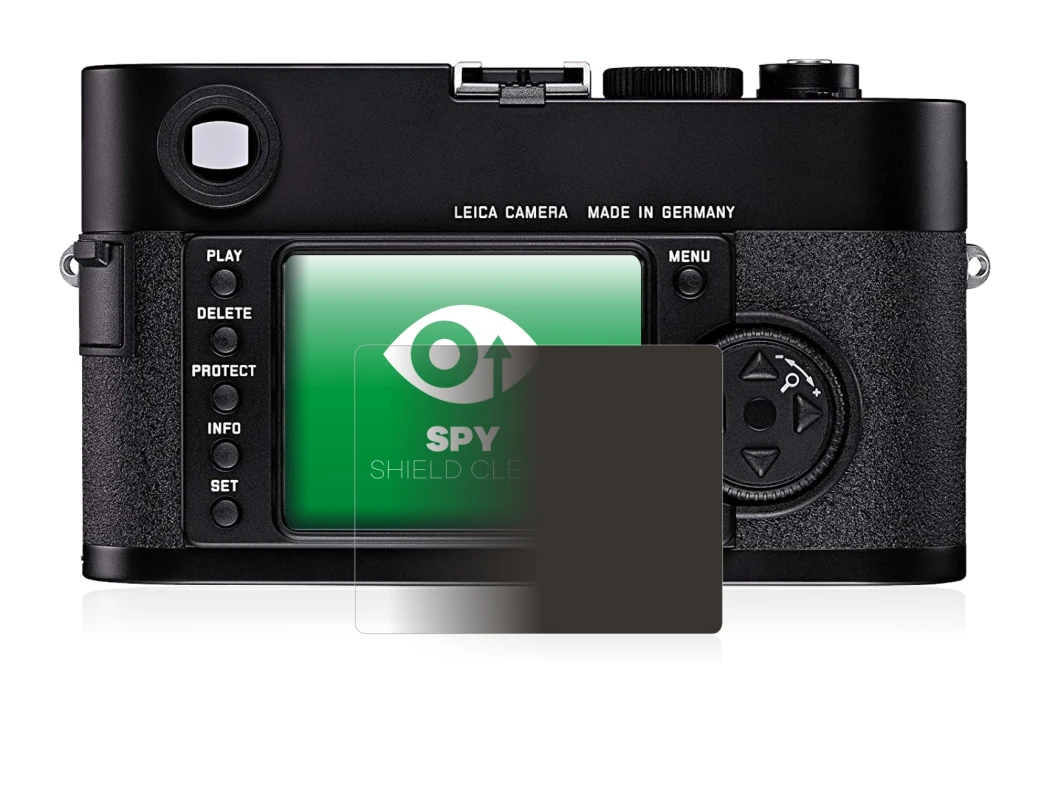 Image de l'appareil Leica M8 avec une grande variété de protections d'écran.