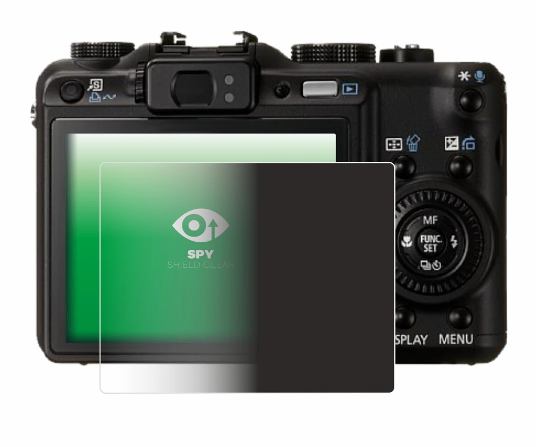 Image de l'appareil Canon PowerShot G9 avec une grande variété de protections d'écran.