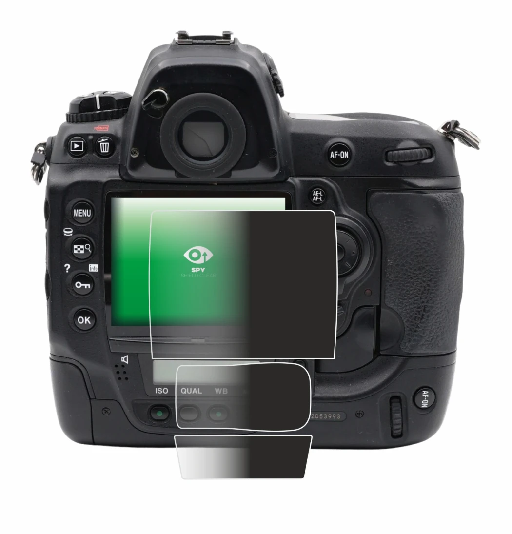Image de l'appareil Nikon D3x avec une grande variété de protections d'écran.