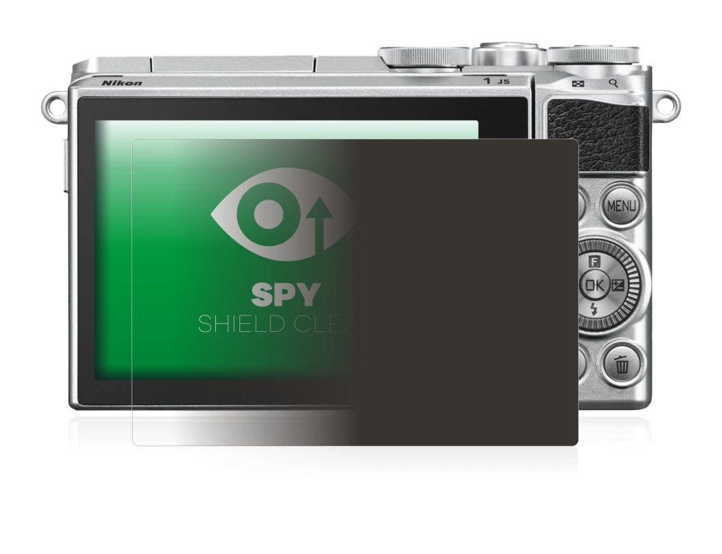 Image de l'appareil Nikon 1 J5 avec une grande variété de protections d'écran.