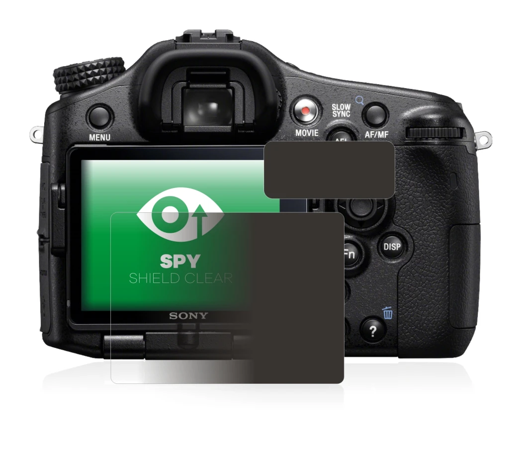Image de l'appareil Sony Alpha 77 (SLT-77) avec une grande variété de protections d'écran.