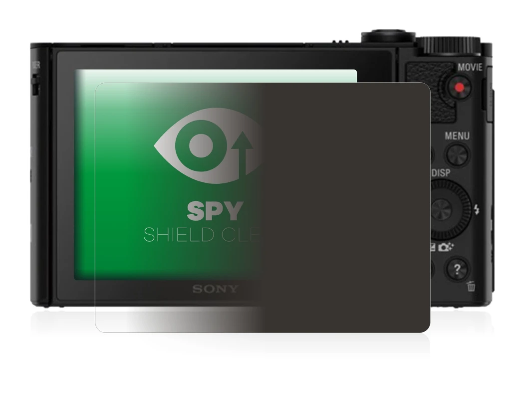 Image de l'appareil Sony Cyber-Shot DSC-HX80 avec une grande variété de protections d'écran.