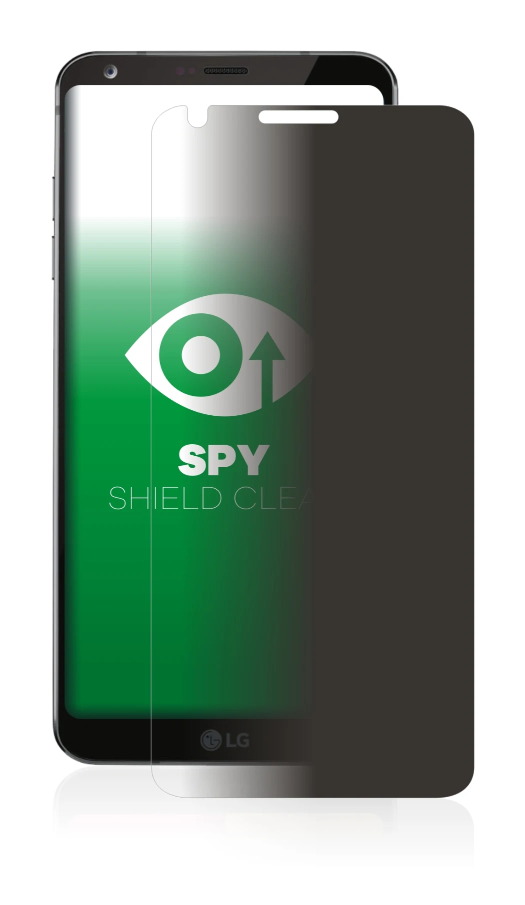 Image de l'appareil LG G6 avec une grande variété de protections d'écran.