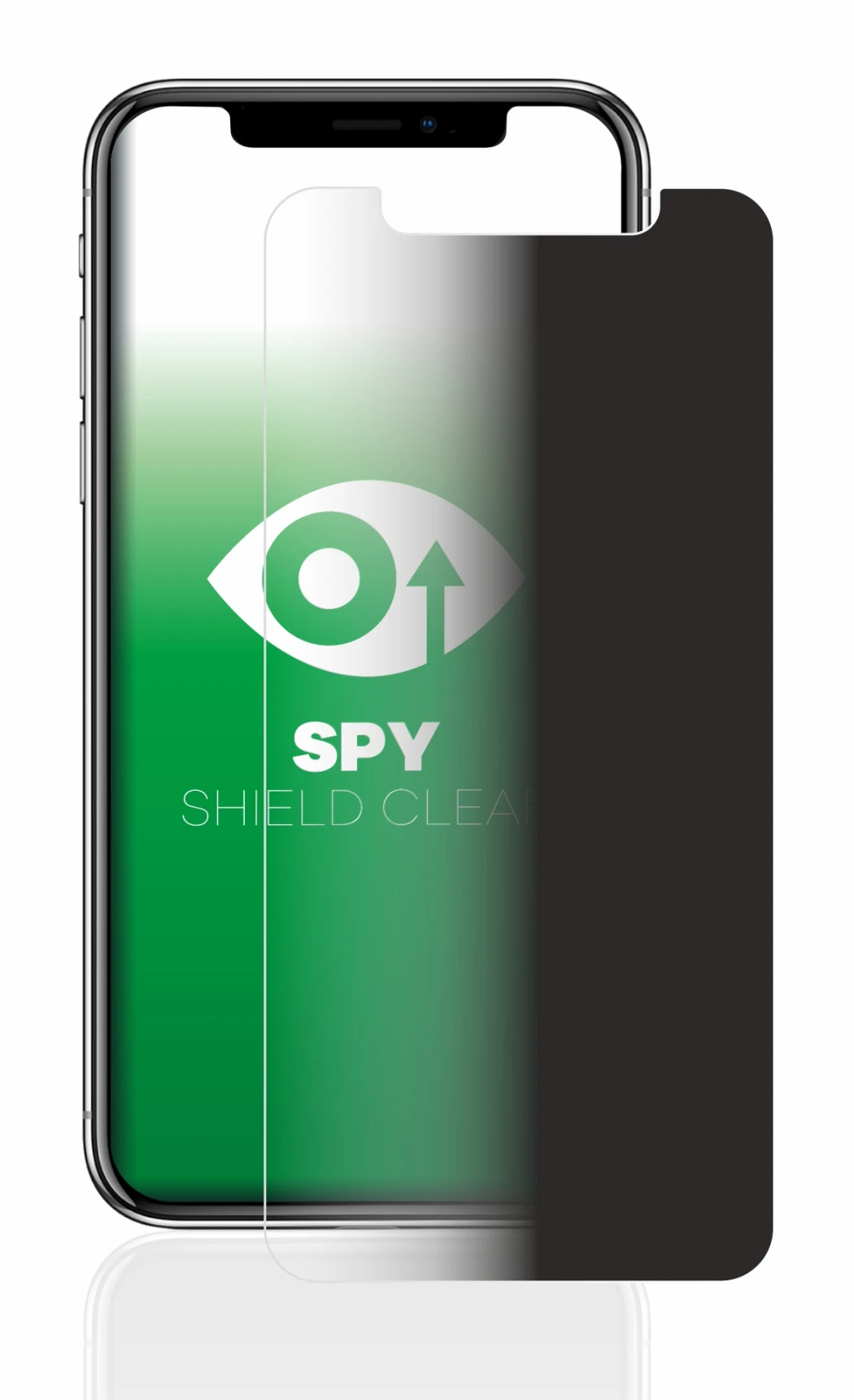 Image de l'appareil Apple iPhone X avec une grande variété de protections d'écran.