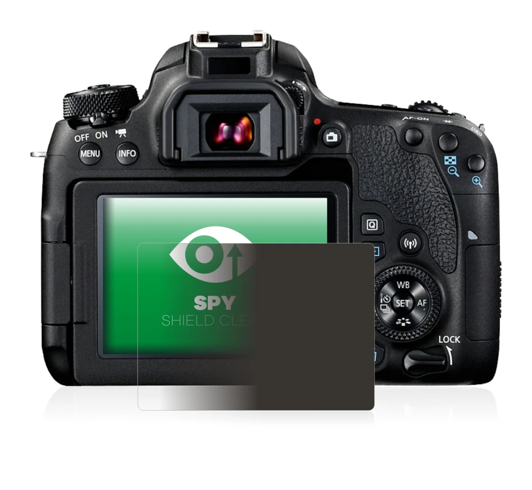 Image de l'appareil Canon EOS 77D avec une grande variété de protections d'écran.
