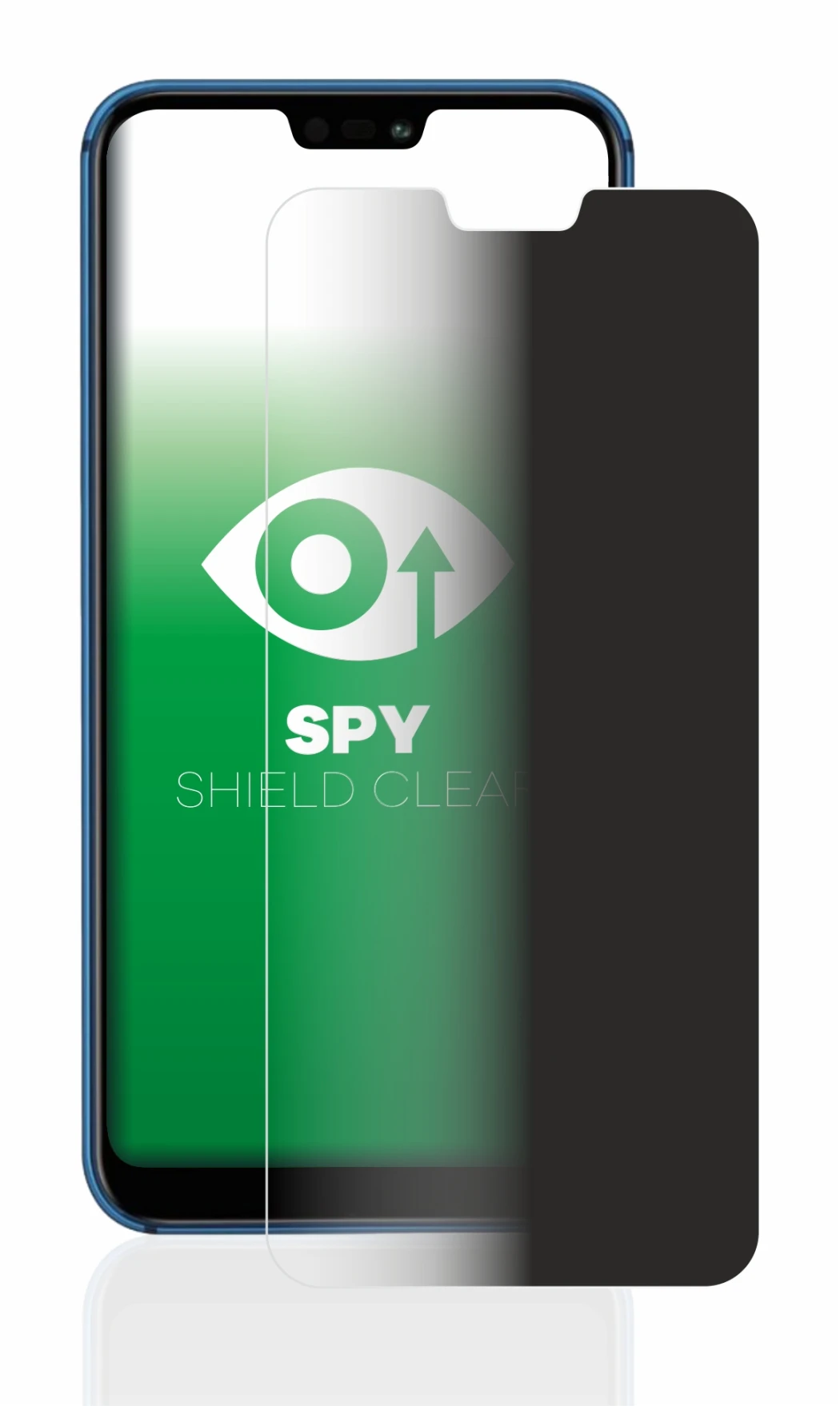 Image de l'appareil Huawei P20 lite 2018 avec une grande variété de protections d'écran.