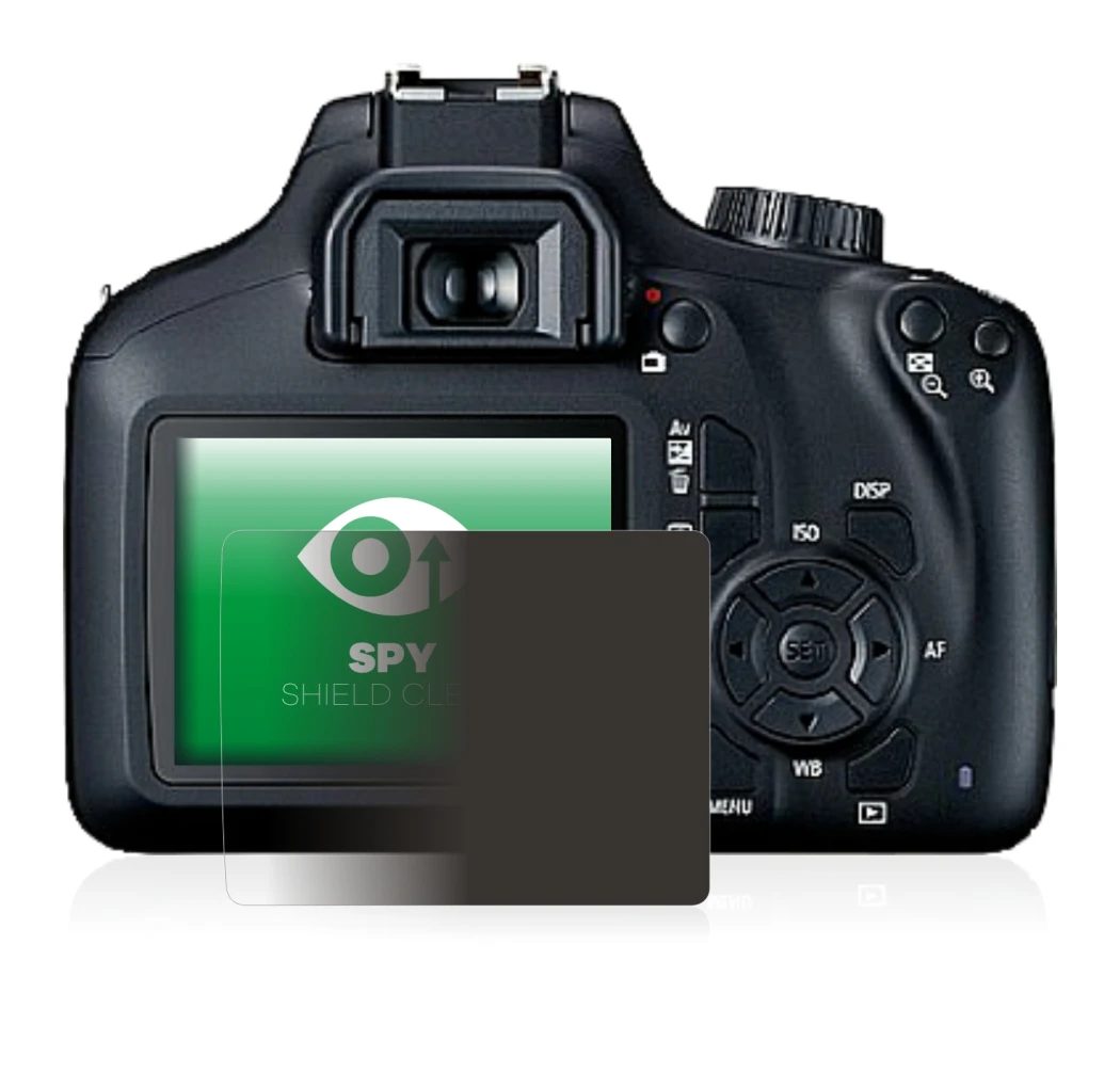Image de l'appareil Canon EOS 4000D avec une grande variété de protections d'écran.