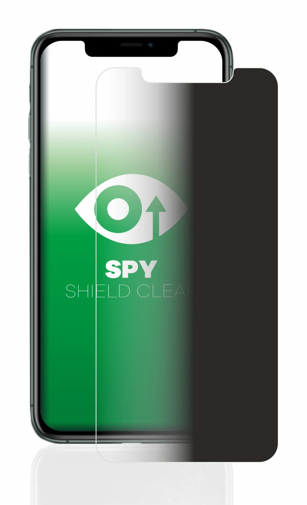 Image de l'appareil Apple iPhone 11 Pro Max avec une grande variété de protections d'écran.