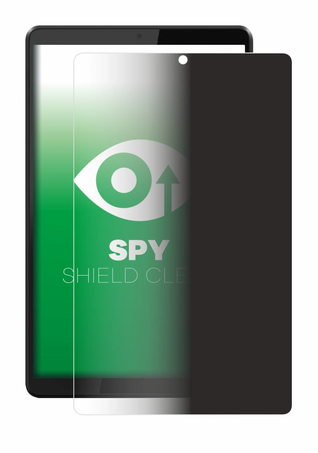 Image de l'appareil Lenovo Tab M8 avec une grande variété de protections d'écran.