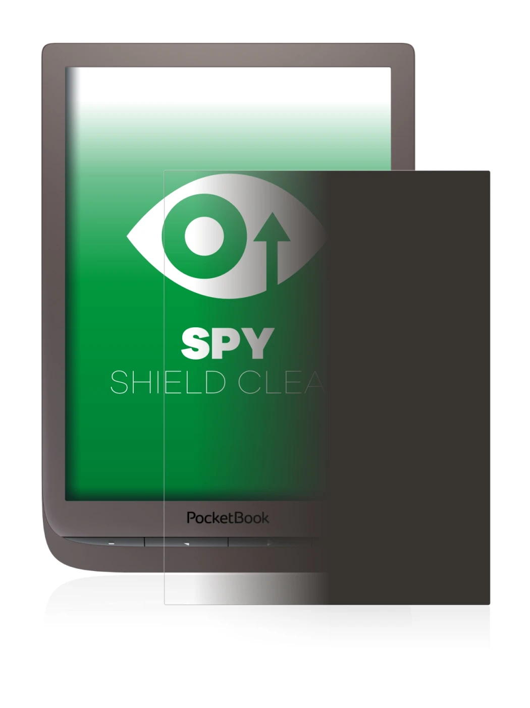 Image de l'appareil PocketBook InkPad 3 Pro avec une grande variété de protections d'écran.