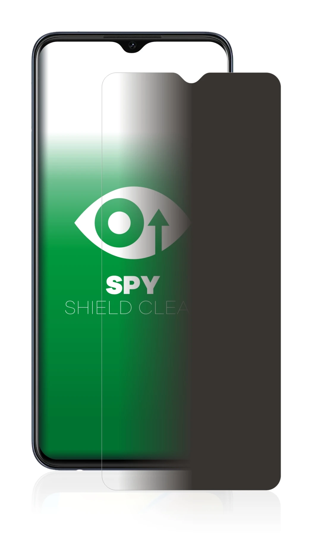 Image de l'appareil Oppo A15 avec une grande variété de protections d'écran.
