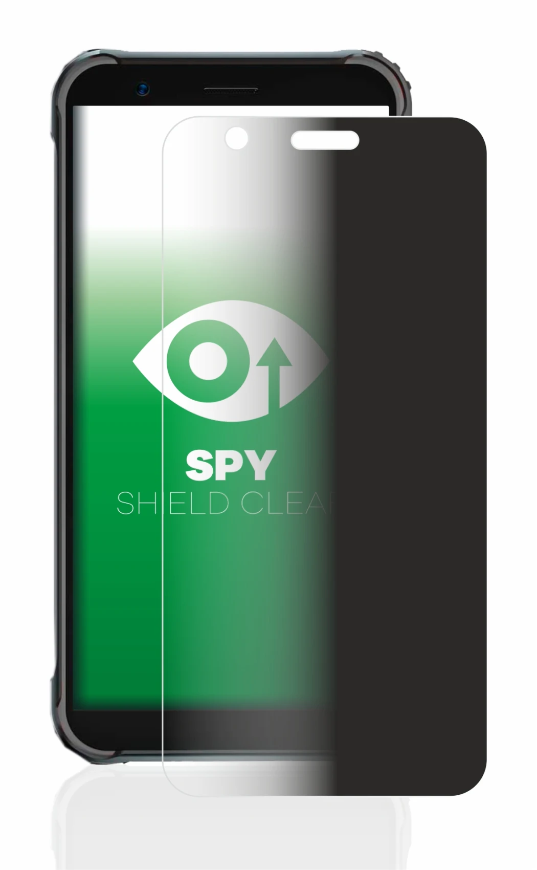 Image de l'appareil Blackview BV4900 Pro avec une grande variété de protections d'écran.