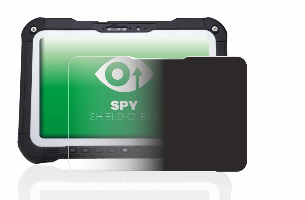 Image de l'appareil Panasonic Toughbook FZ-G2 avec une grande variété de protections d'écran.