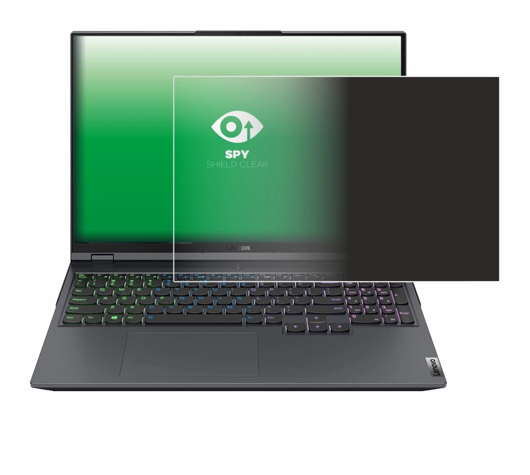 Image de l'appareil Lenovo Legion 5 Pro avec une grande variété de protections d'écran.