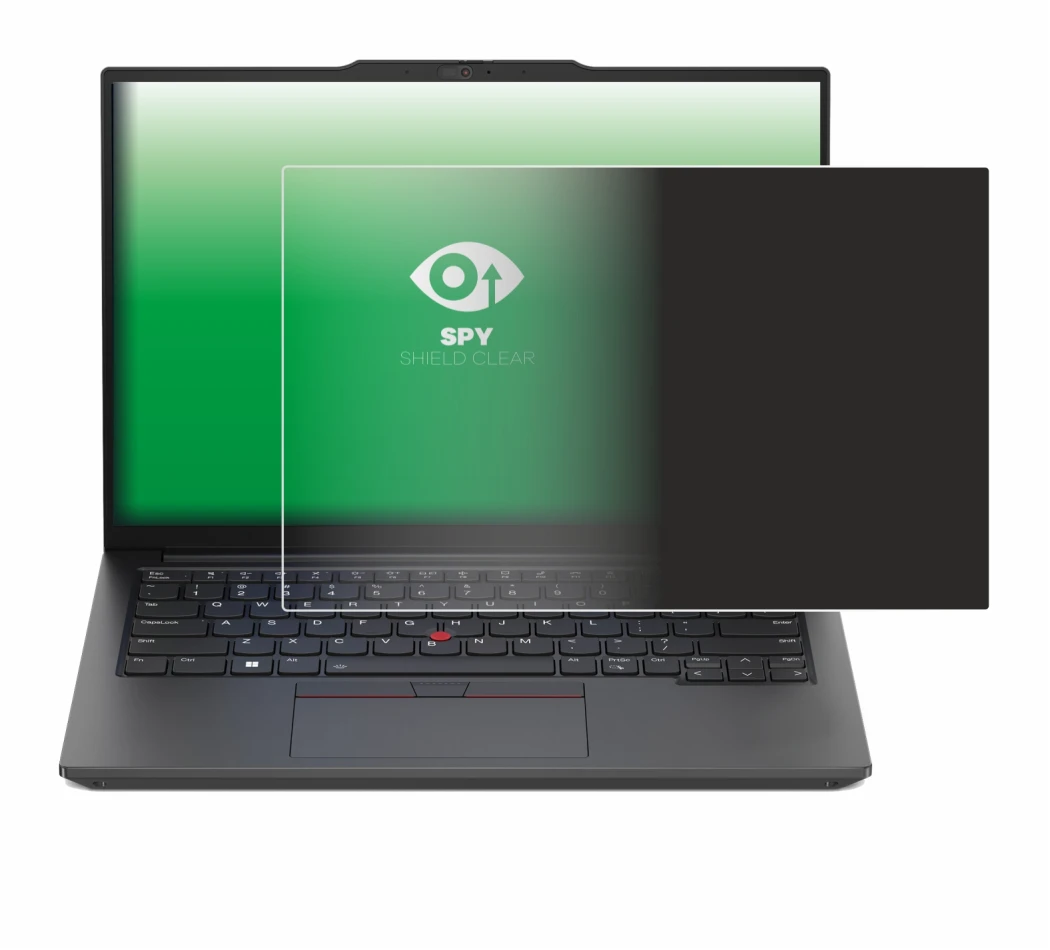Image de l'appareil Lenovo ThinkPad E14 Gen 5 avec une grande variété de protections d'écran.