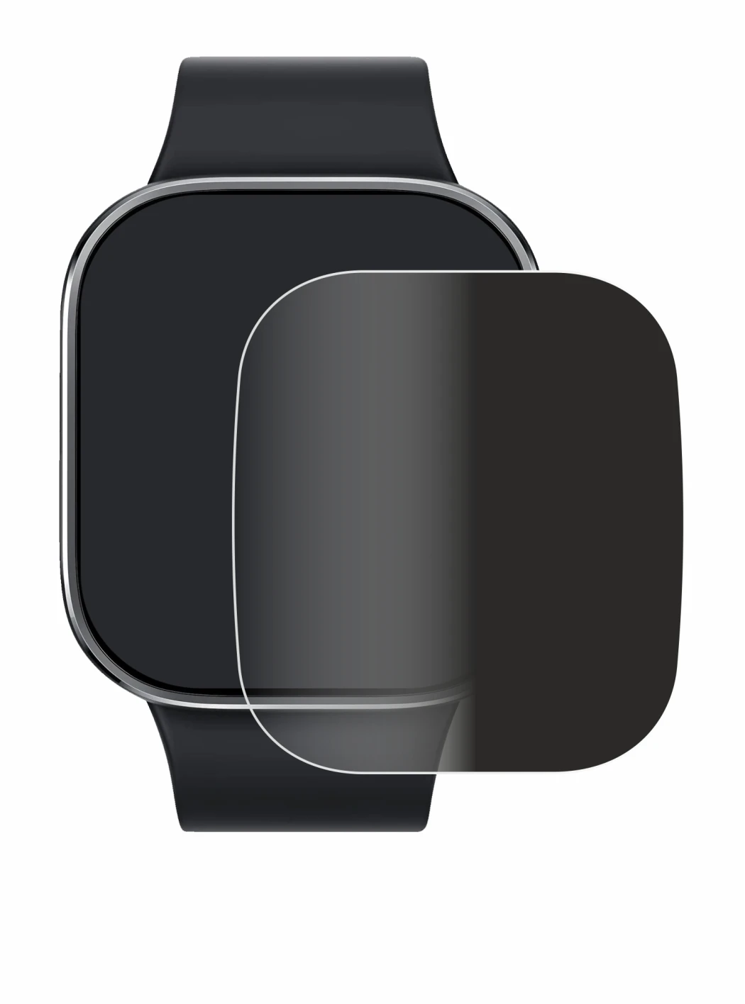 Image de l'appareil Xiaomi Redmi Watch 4 avec une grande variété de protections d'écran.