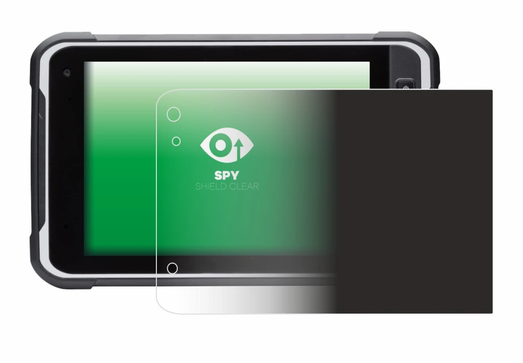 Image de l'appareil Handheld Algiz RT8 avec une grande variété de protections d'écran.