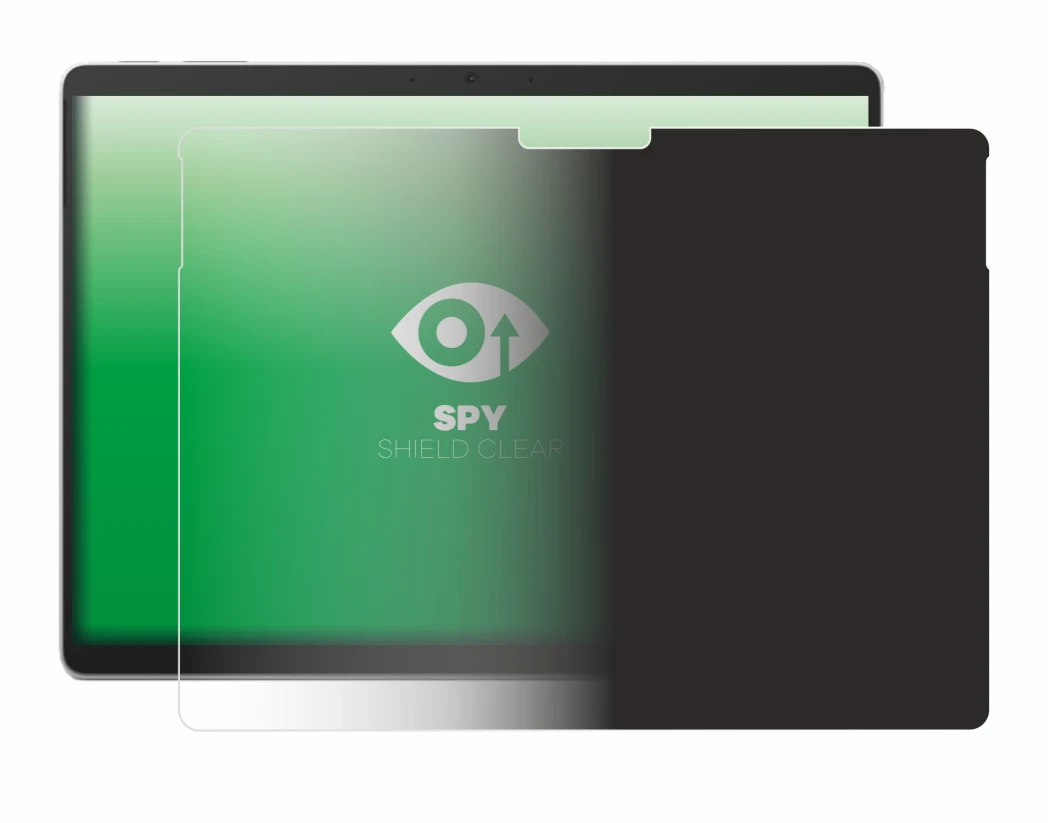 Image de l'appareil Microsoft Surface Pro 10 avec une grande variété de protections d'écran.