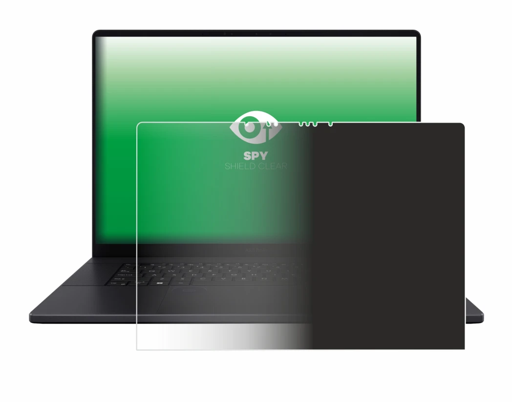 Image de l'appareil ASUS ProArt P16 avec une grande variété de protections d'écran.