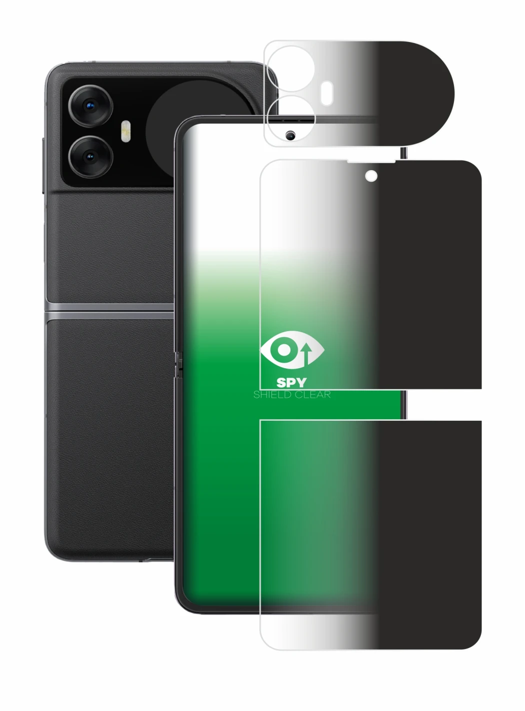 Image de l'appareil Blackview Hero 10 (Avant+Arrière) avec une grande variété de protections d'écran.